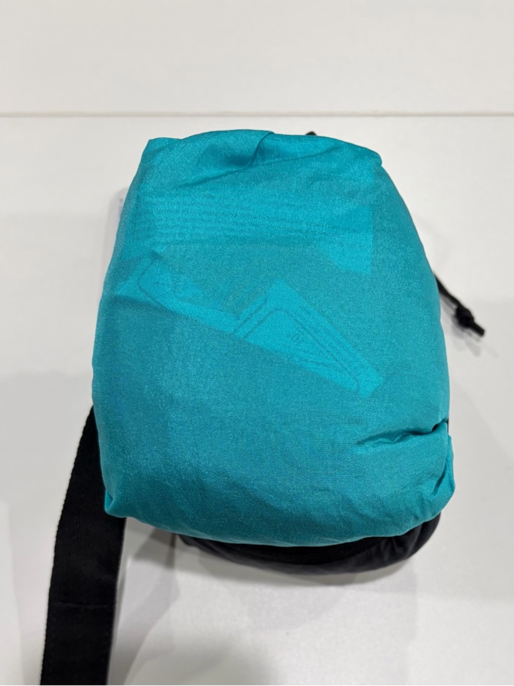 ENO SingleNest Hammock 9’4”x4’7” Aqua Teal Grey NWT Lightweight Durable 400-lb - Picture 3 of 7